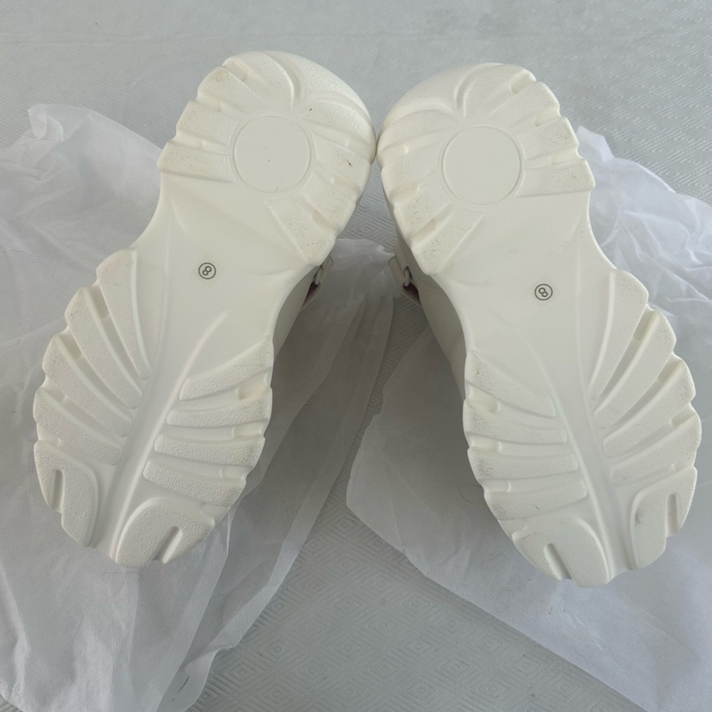 Dolls Kill Sugar Thrillz Fairywalker White Platform Sneakers - Picture 4 of 6